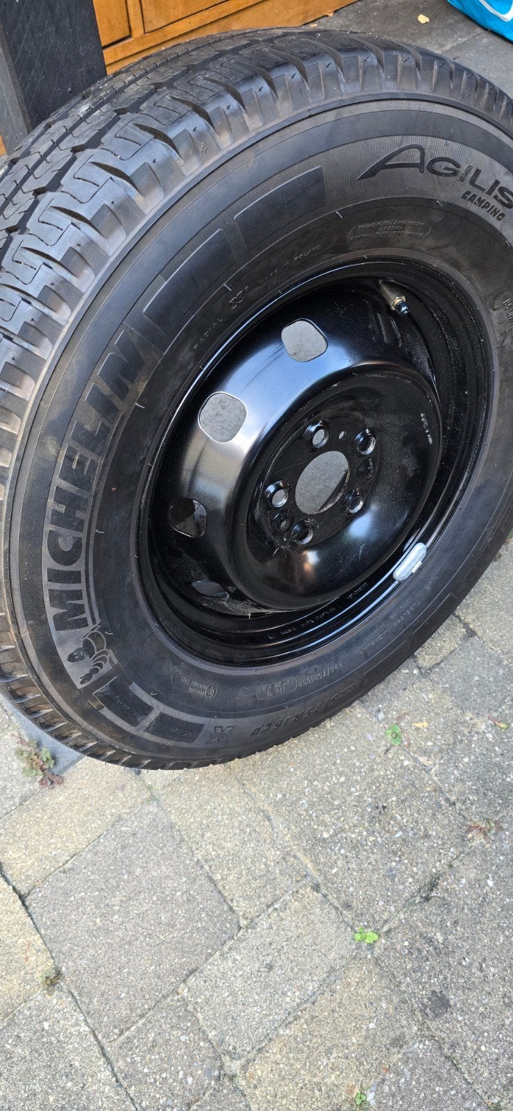 Michelin Agilis Camping 225/75 R16 CP reservewiel, Ophalen, Bestelwagen, 16 inch, Banden en Velgen