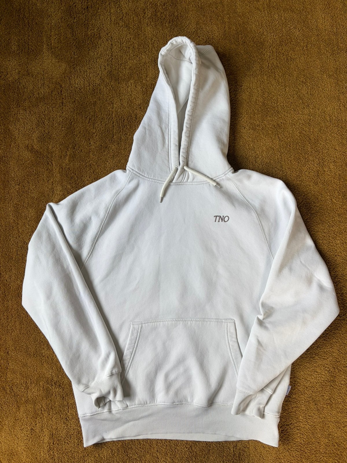 TNO Hoodie Wit L, Kleding | Heren, Ophalen of Verzenden, Gedragen, Maat 52/54 (L), Wit
