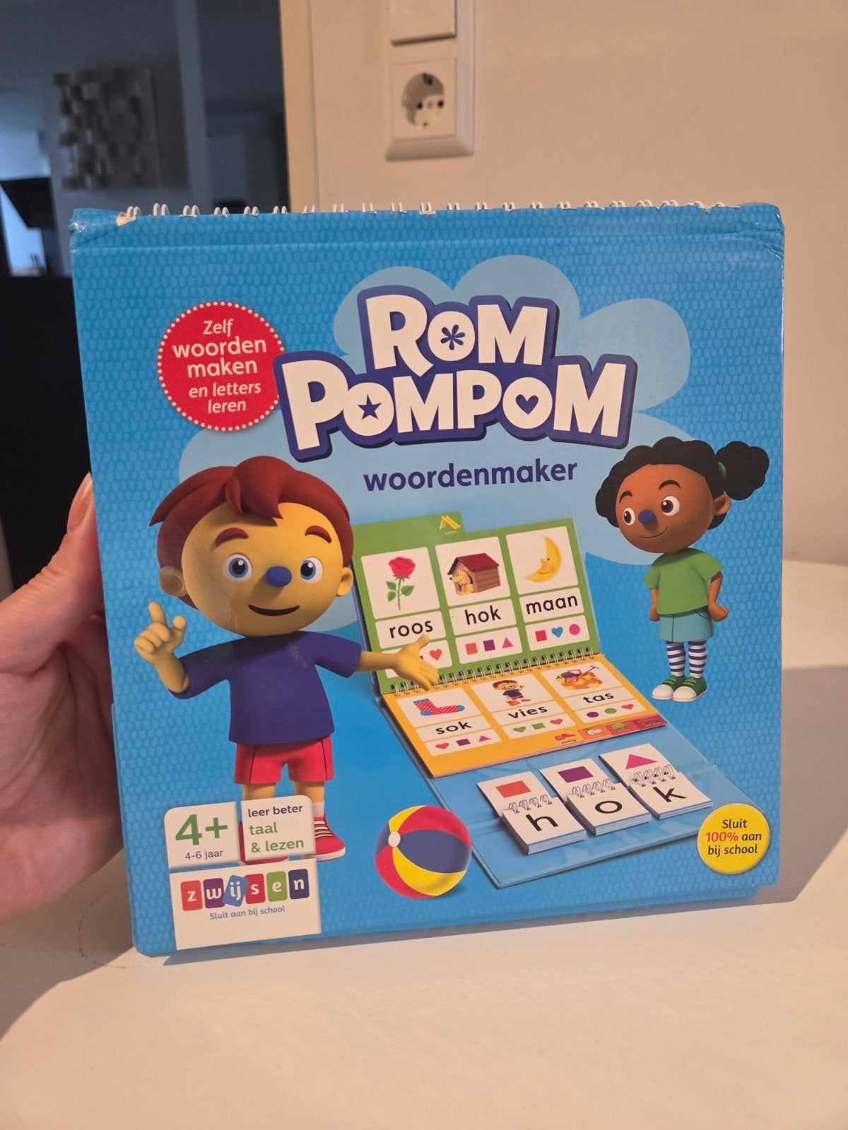 Rom Pom Pom woordenmaker - Leer lezen en schrijven, Kinderen en Baby's, Speelgoed | Educatief en Creatief, Ophalen of Verzenden