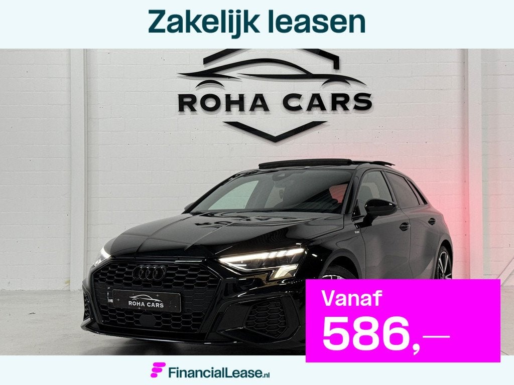 Audi A3 Sportback 35 TFSI S-Line Full*Option*, Gebruikt, Zwart, Automatische klimaatregeling, Zwart