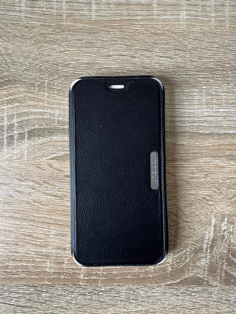 Otterbox Hoesje voor iPhone 12 Pro - leer - Zwart, Ophalen of Verzenden, Gebruikt, IPhone 12 Pro, Hoesje of Tasje