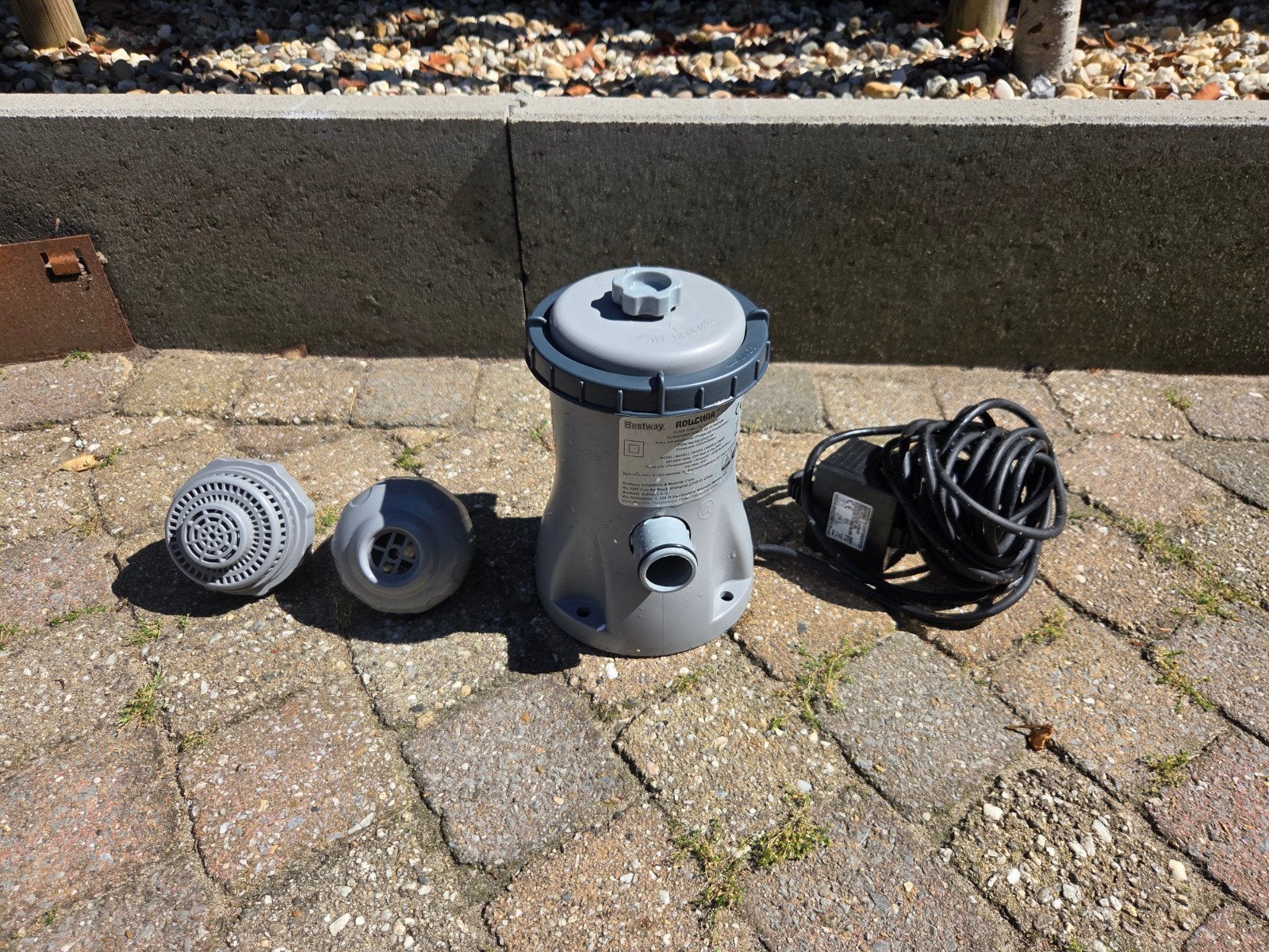 Bestway Flowclear Zwembad Filterpomp 1.249 L/u | Compleet, Ophalen of Verzenden, Zo goed als nieuw, Filter