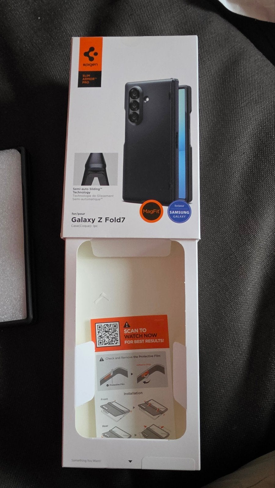 Spigen Hoesje voor Samsung Galaxy Z Fold7 - Slim Armor Pro, Ophalen of Verzenden, Nieuw, Overige modellen, Hoesje of Tasje