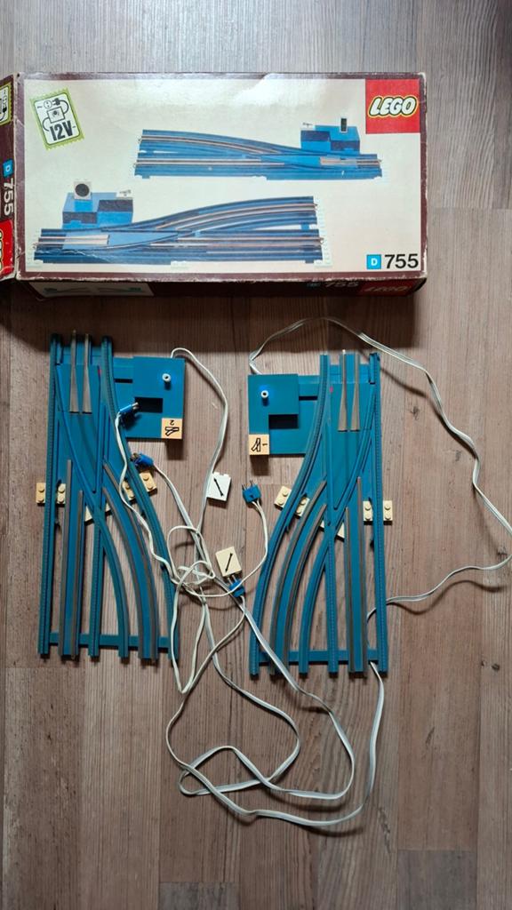 Lego 755 12v wissels., Ophalen of Verzenden, Gebruikt