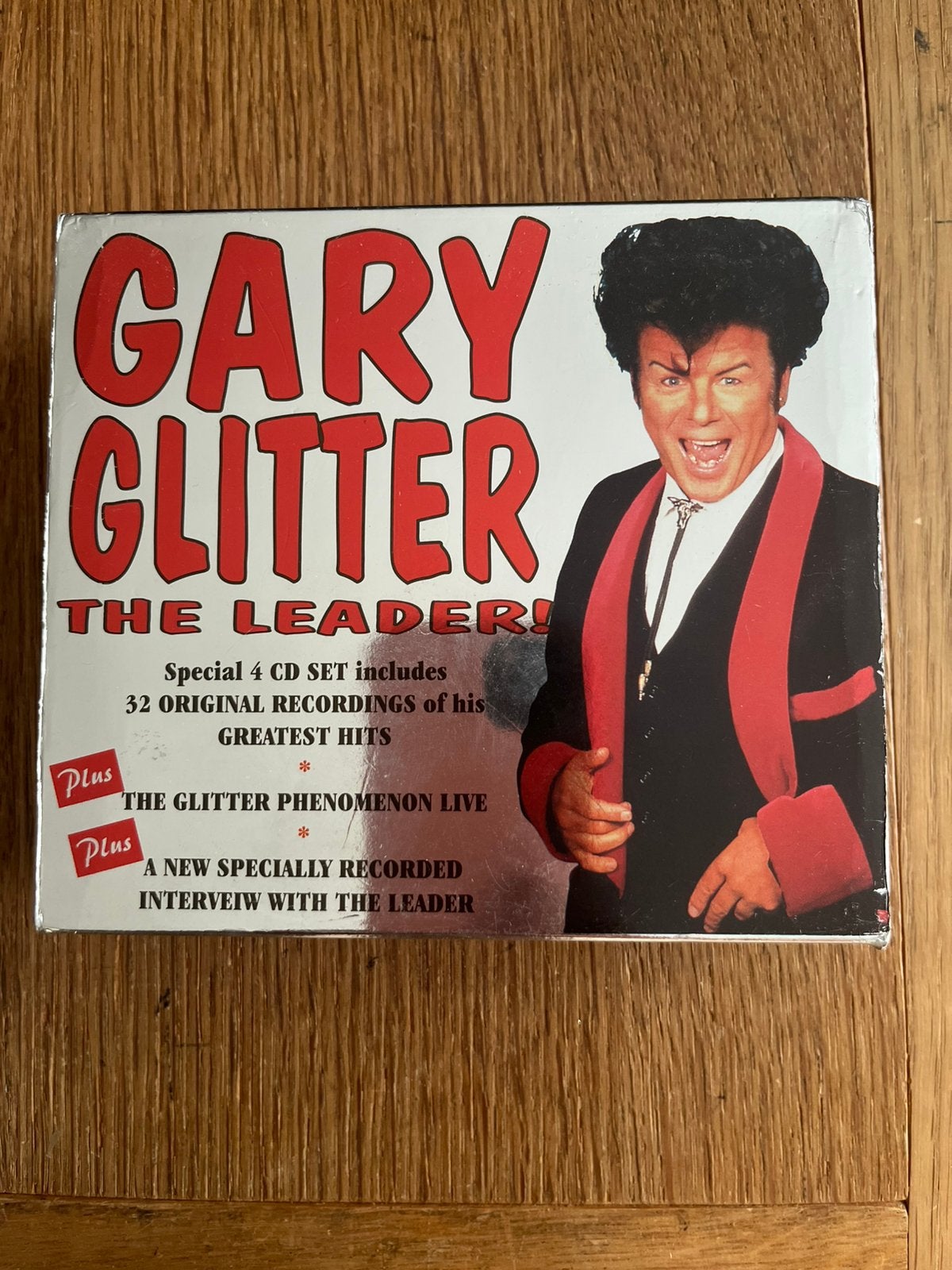 Gary Glitter, the leader (4 cd box), Ophalen of Verzenden, Zo goed als nieuw, Poprock