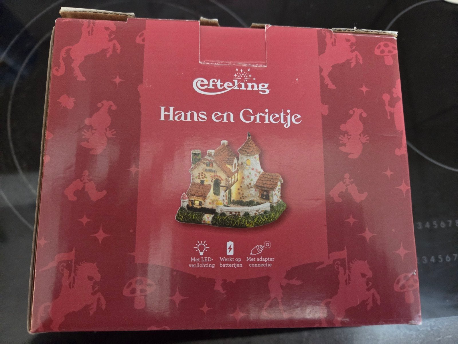 Efteling mini Kersthuisje Hans en Grietje merk luville met L, Ophalen of Verzenden, Nieuw, Overige typen
