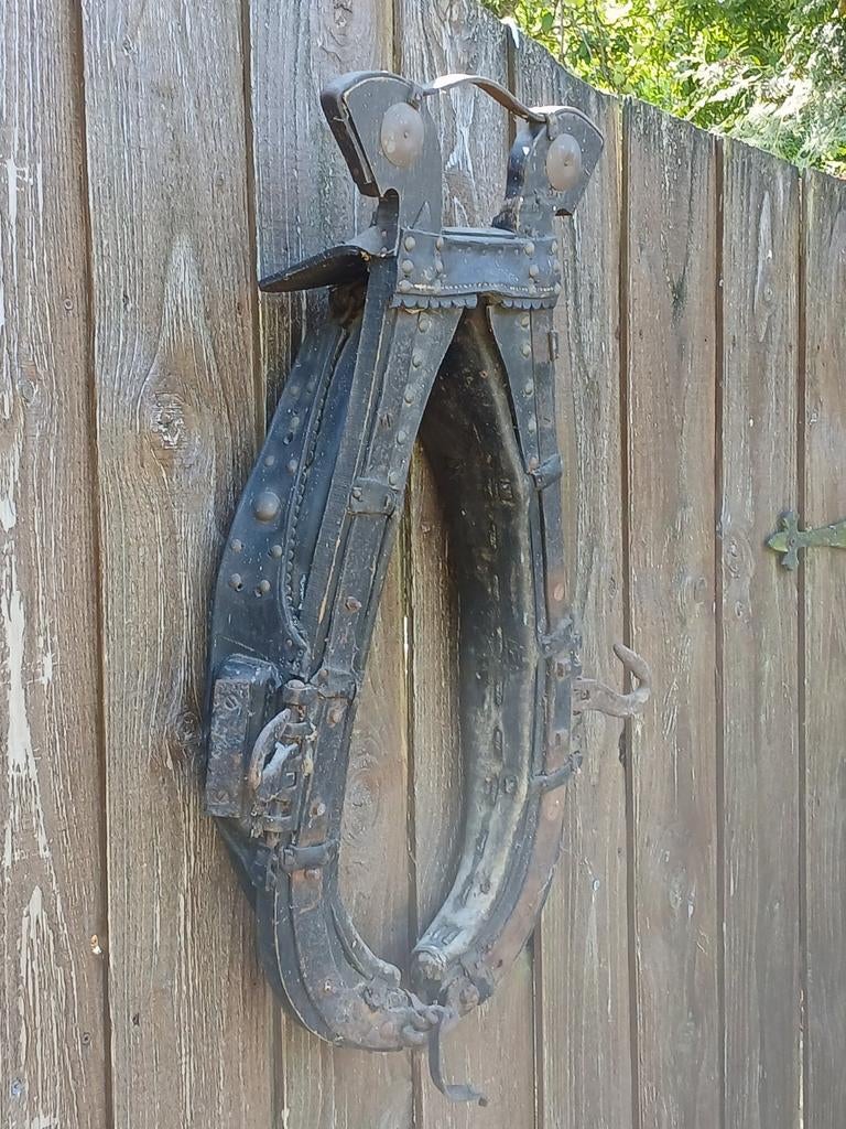 Antiek paardentuig / juk - Decoratief item, Antiek en Kunst, Ophalen of Verzenden