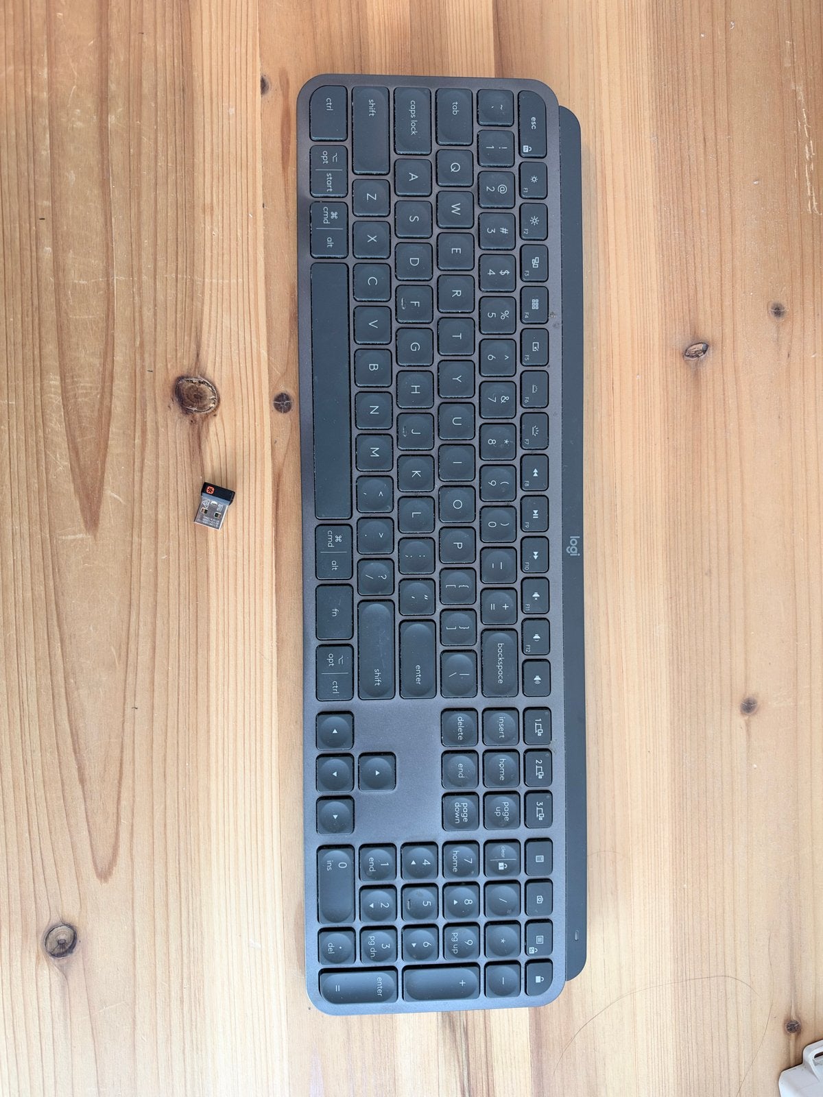 Logitech MX Keys - Universele Layout (Win/ Mac), Computers en Software, Draadloze ontvanger, Ophalen of Verzenden, Zo goed als nieuw