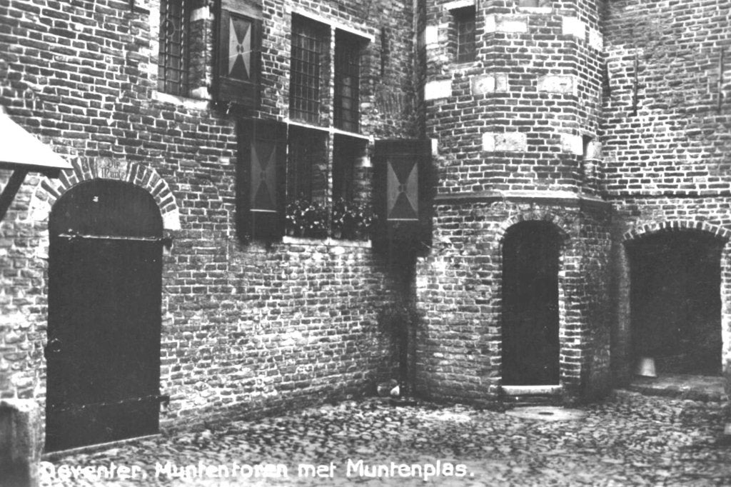 940641	Deventer	Ov 1935	Munt Muntentoren Muntplas	Gelopen, Ophalen of Verzenden, 1920 tot 1940, Gelopen, Overijssel