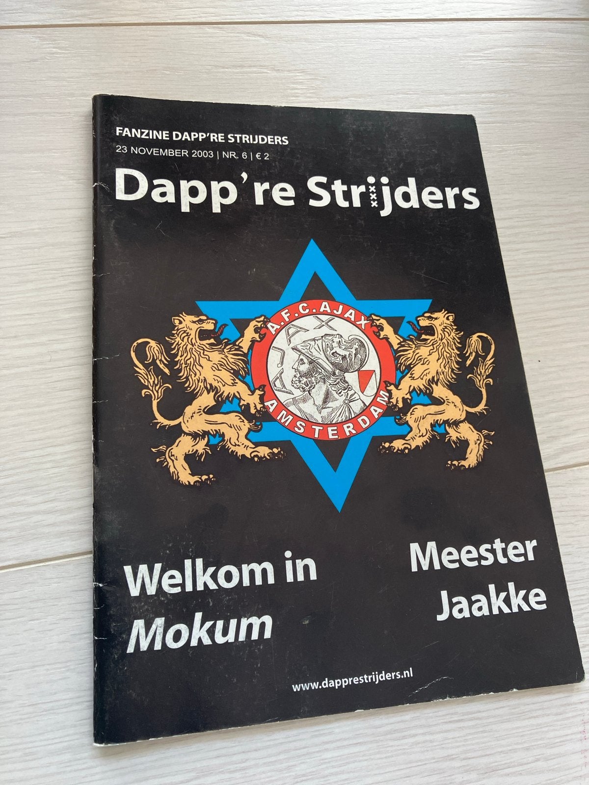 Fanzine Dapp're Strijders - Ajax - Nr. 6 (2003), Ophalen of Verzenden, Gelezen, Overige typen