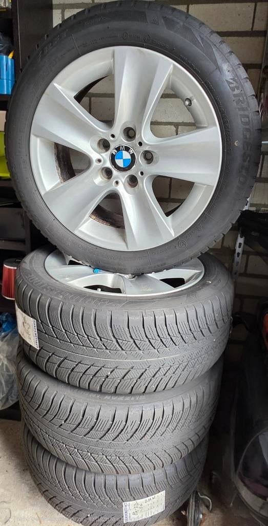 17 inch Winterset BMW  - 5x120 - Bridgestone, Ophalen, Banden en Velgen, 17 inch, Winterbanden