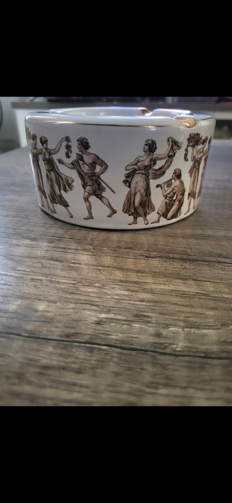 Romeinse stijl asbak - Exclusief Florentijns design, Antiek en Kunst, Ophalen of Verzenden