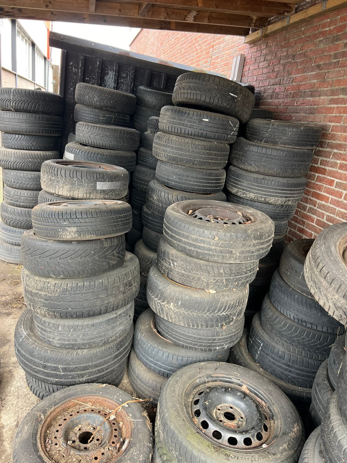 Banden met velgen, Ophalen, Winterbanden