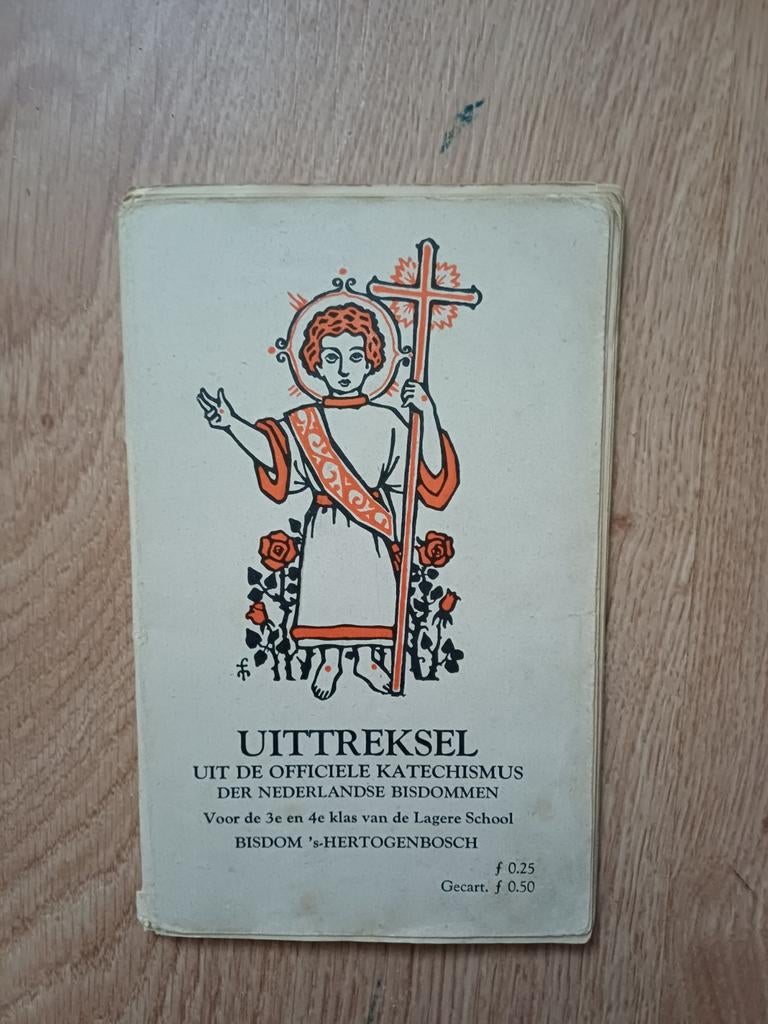 Oud uittreksel catechismus Bisdom 's-Hertogenbosch 1952, Ophalen of Verzenden, Gelezen, Bisschop 's-Hertogenbosch, Christendom | Katholiek