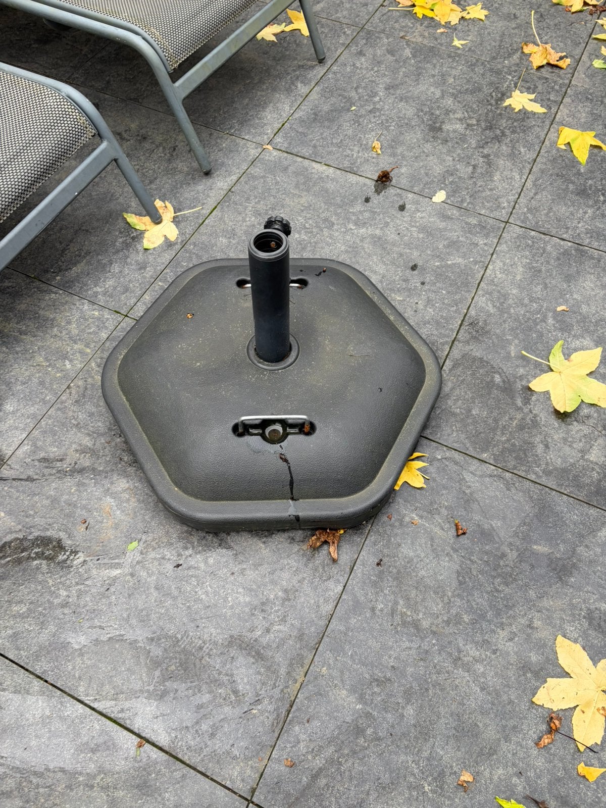 Parasol standaard, Tuin en Terras, Ophalen, Gebruikt, Minder dan 1 meter, Parasolvoet