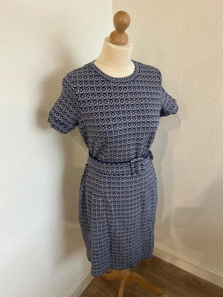King Louie maat M marine retro jurkje 451, Maat 38/40 (M), Blauw, Ophalen of Verzenden, Zo goed als nieuw