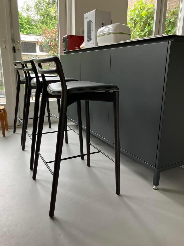 3x Vipp 484 Cabin barkrukken, Huis en Inrichting, 3 krukken, Ophalen, Gebruikt, 60 tot 90 cm