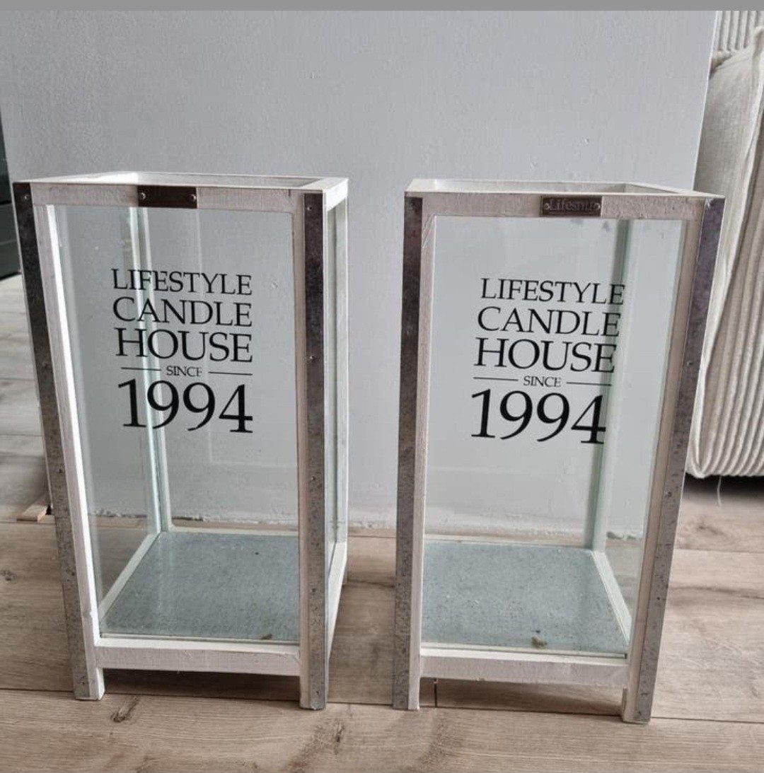 lifestyle windlichten / kandelaars, Huis en Inrichting, Ophalen, Windlicht, Wit, Overige merken