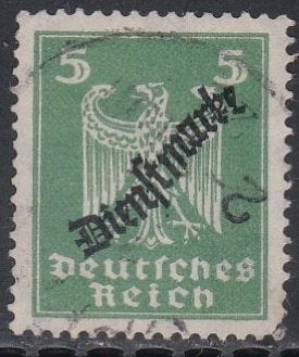 Rijk 1924 106 Dienst 5p, Gest, Postzegels en Munten, Ophalen of Verzenden, Overige periodes, Gestempeld