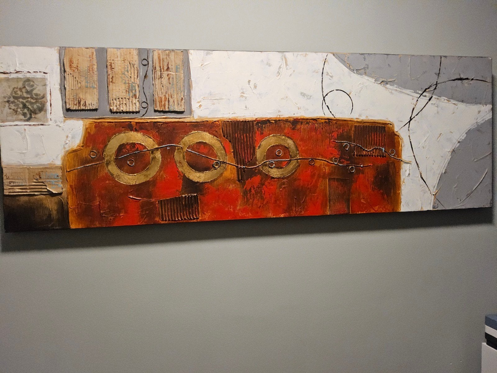 Abstract Schilderij Cobra Art Company - Handgeschilderd, Antiek en Kunst, Ophalen