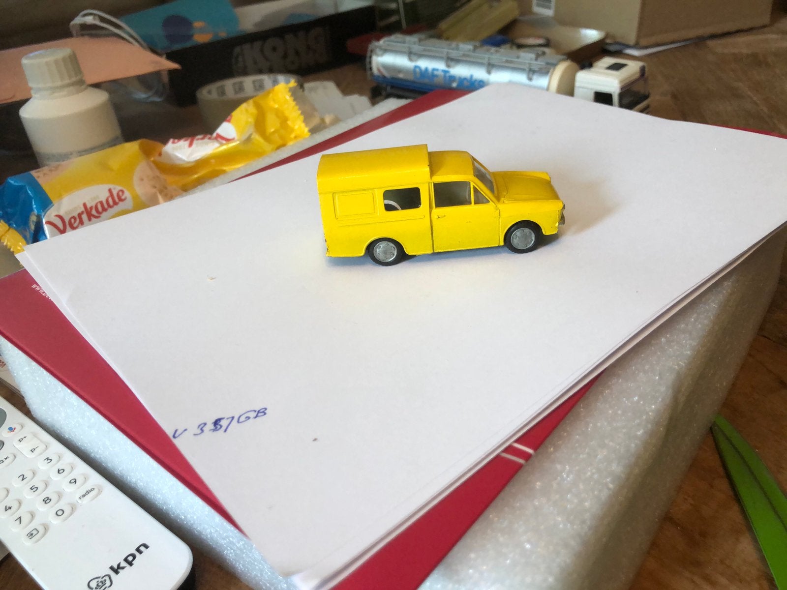 DAF BESTELWAGEN van LION CAR 70er Jaren SUPER STAAT, Hobby en Vrije tijd, Ophalen of Verzenden, Zo goed als nieuw, Bus of Vrachtwagen