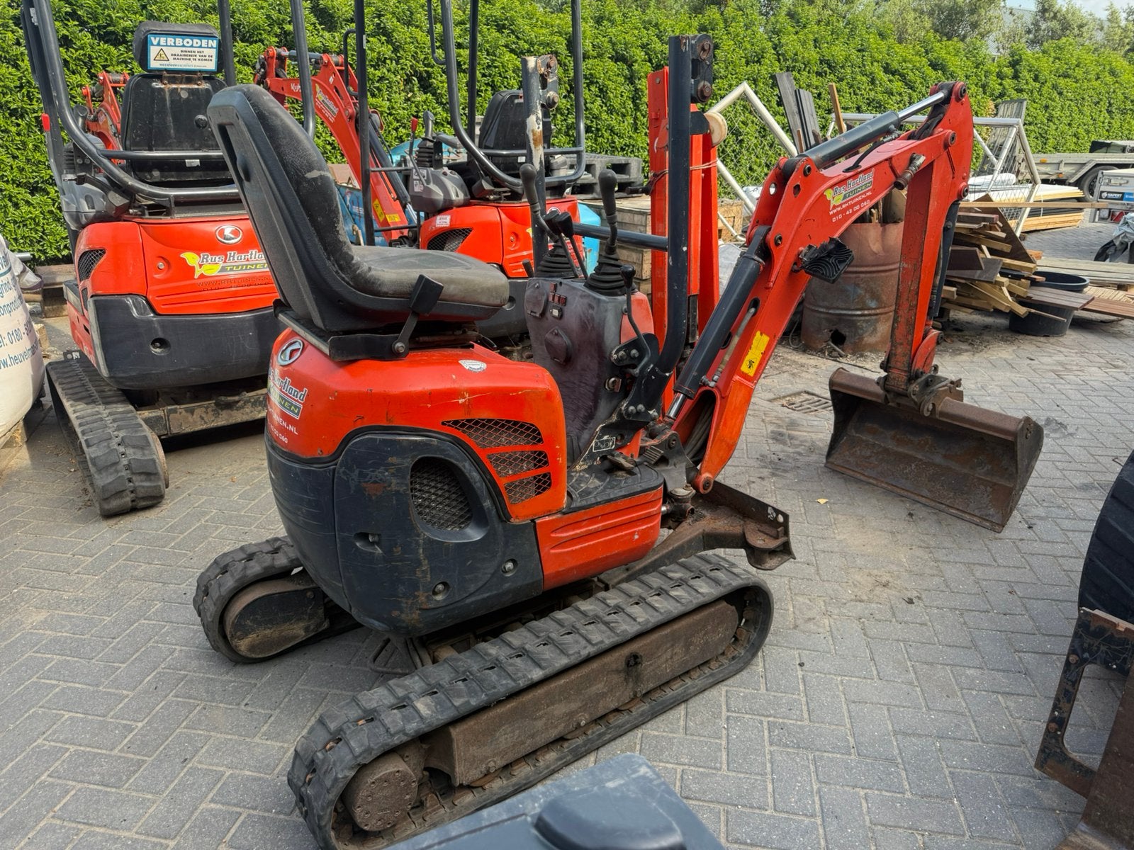 Minigraver Kubota U10-3 2011, Ophalen, Graafmachine