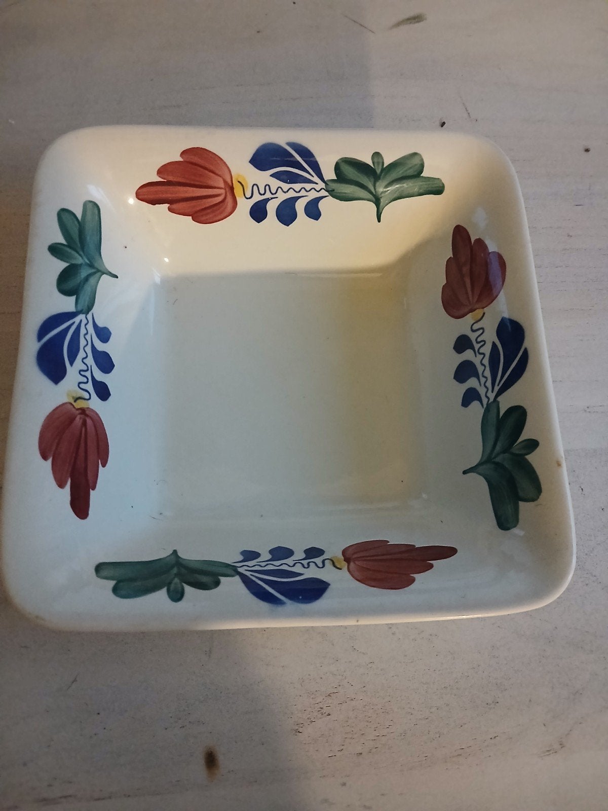 Vintage vierkante boeren bont, Ophalen of Verzenden