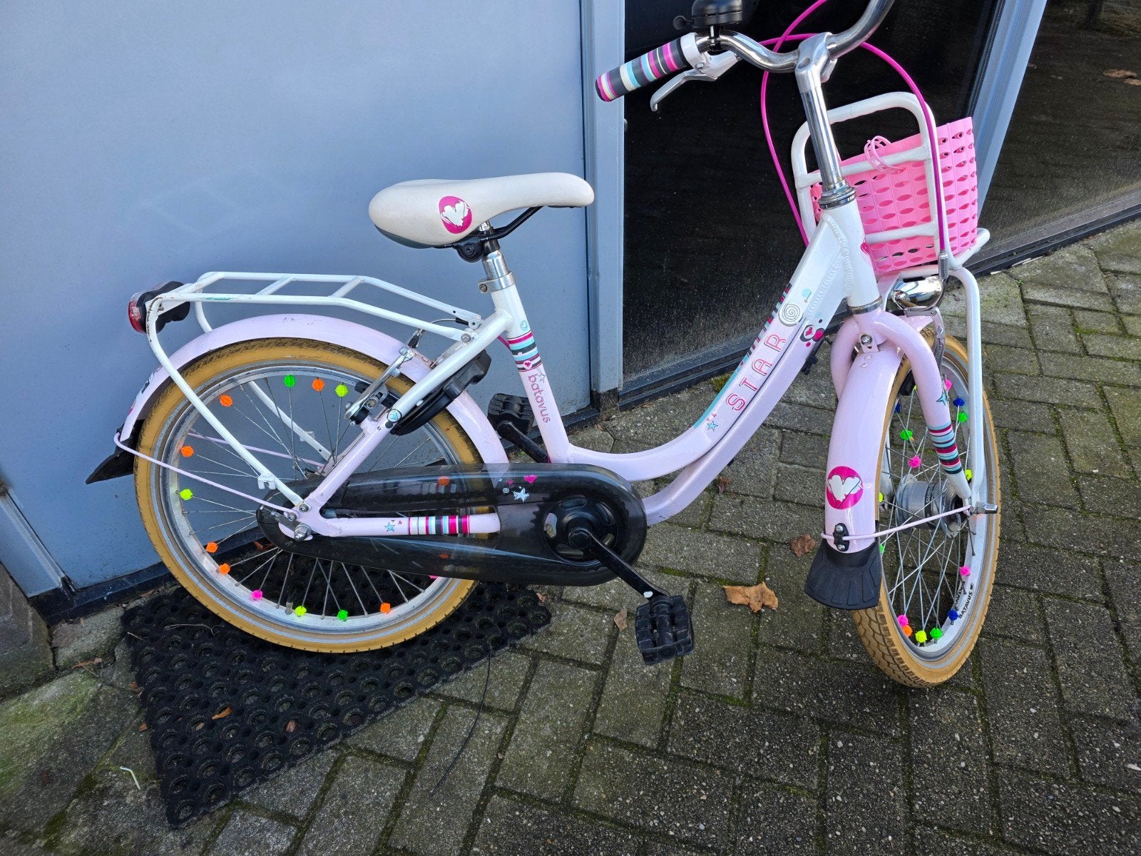 Leuke Batavus Star 24 inch fiets met slot en verlichting, Fietsen en Brommers, Ophalen, Gebruikt, Star, Terugtraprem