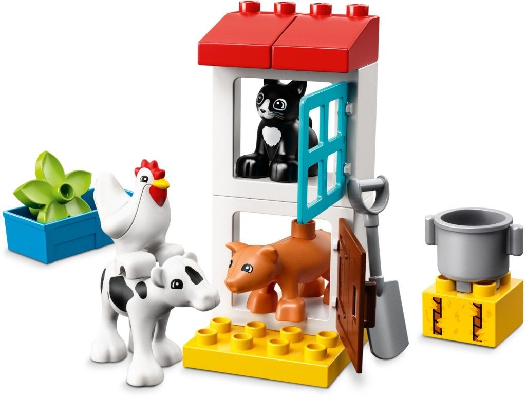 Lego DUPLO 10870 Boederijdieren, Overige thema's, Ophalen of Verzenden, Zo goed als nieuw, Compleet