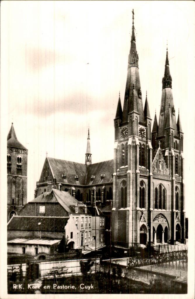 Kerk en Pastorie- Cuyk, Verzamelen, Ophalen of Verzenden, Voor 1940, Zo goed als nieuw