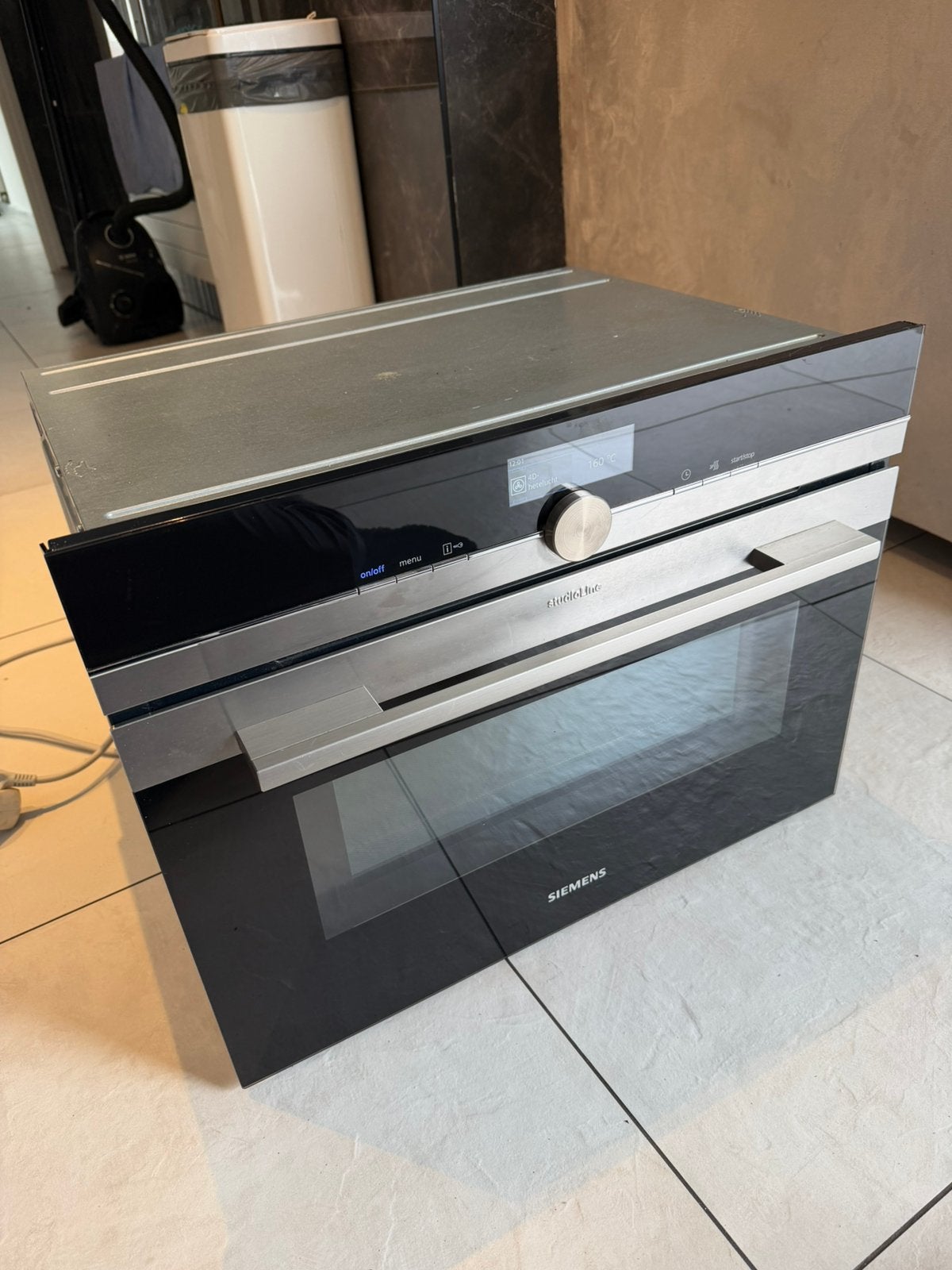 Siemens iQ700 Combi Oven Magnetron 45x60, Ophalen of Verzenden, Zo goed als nieuw, Magnetronfunctie, Oven met grill