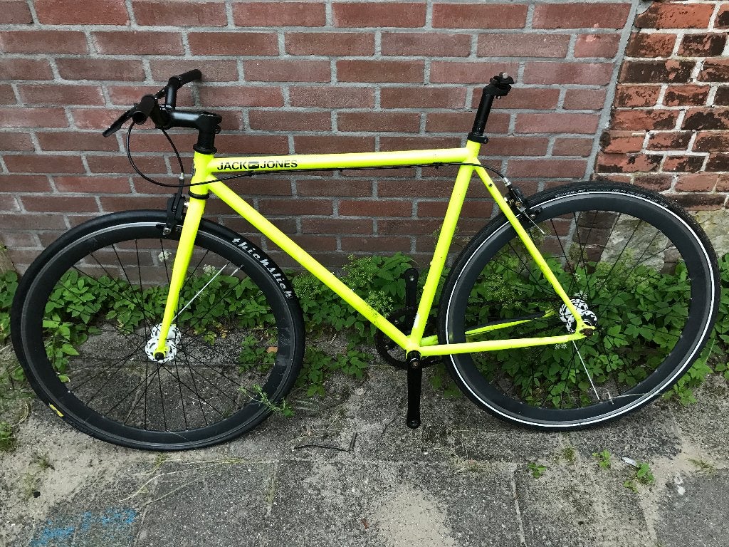 Jack and Jones single speed of fixed fixie opknapper, Fietsen en Brommers, Fietsen | Racefietsen, Gebruikt, Staal, 49 tot 53 cm