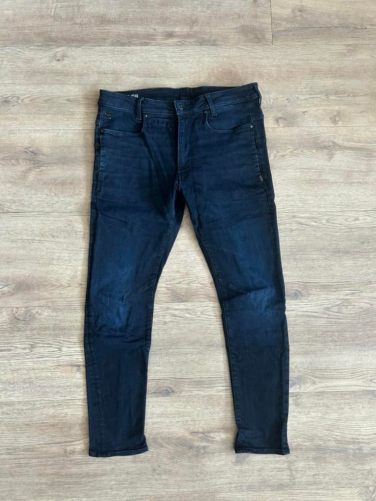 G-Star D-Staq | Heren slim fit jeans | Maat 33/32 | 3D slim, Ophalen of Verzenden, Zo goed als nieuw, Blauw, W33 - W34 (confectie 48/50)