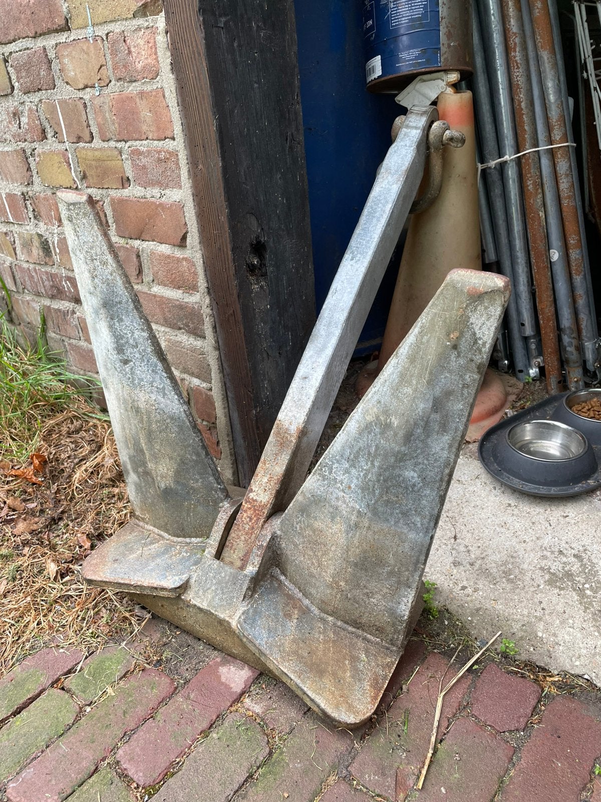Poolanker 46 kg, Ophalen, Gebruikt, Ankeren en Afmeren, Motorboot
