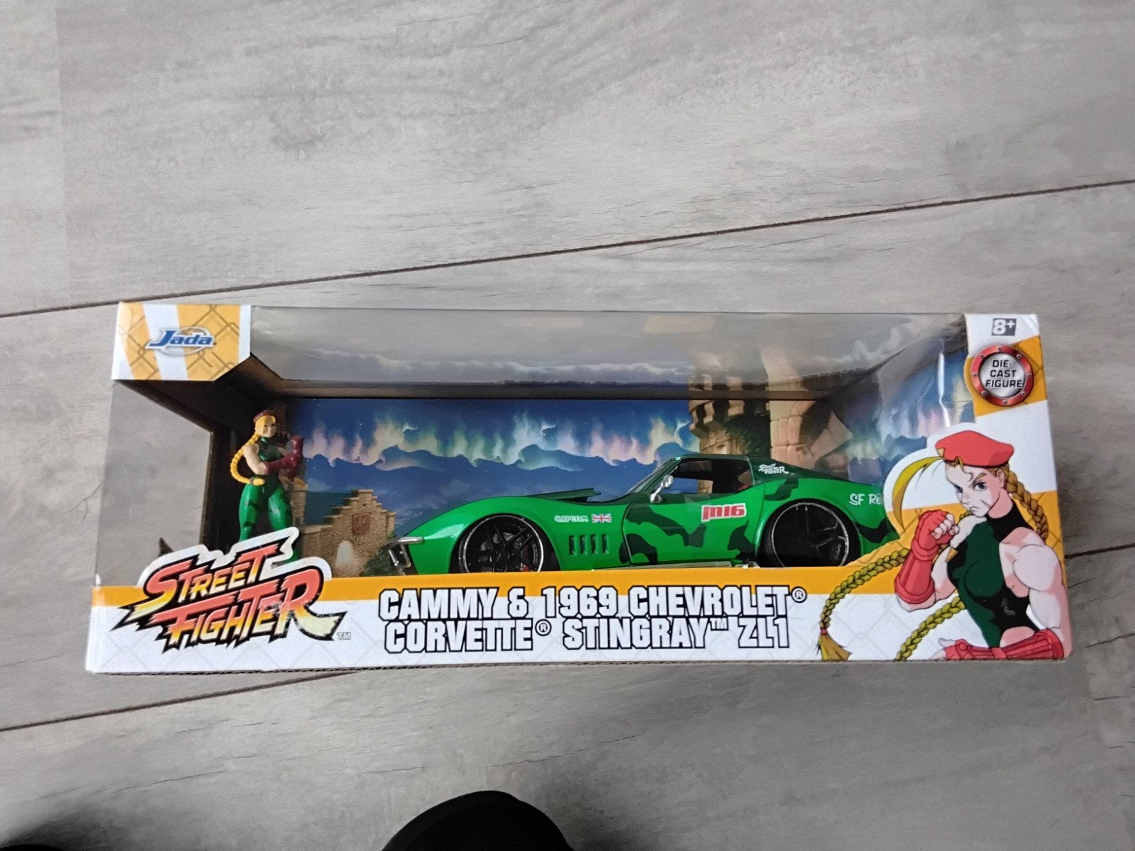 Street Fighter Cammy & 1969 Chevrolet Corvette Stingray ZL1, Ophalen, Nieuw, Jada