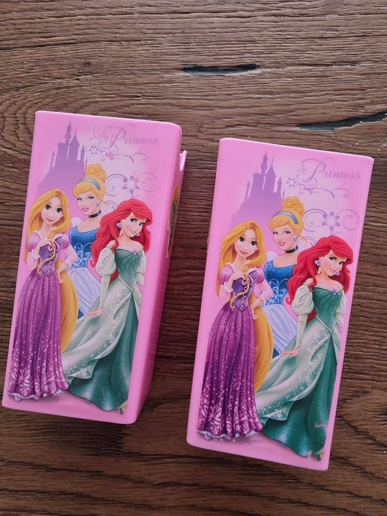 2x Disney Princess drinkpakjeshouder, Ophalen of Verzenden, Gebruikt