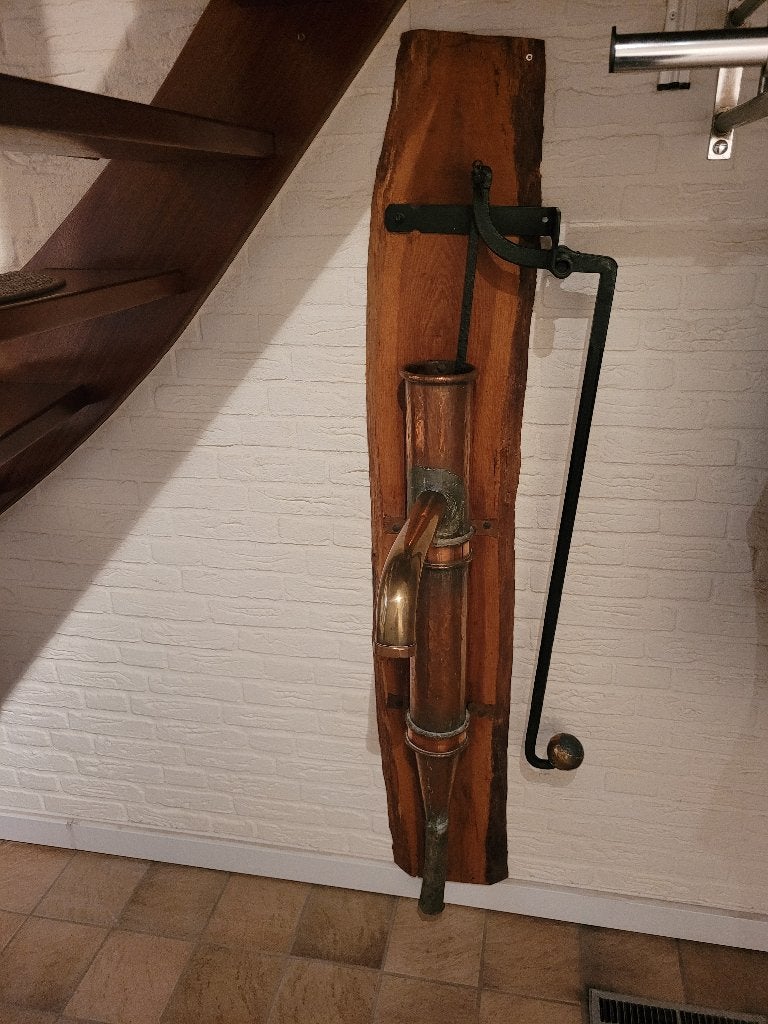 Antieke Koperen Waterpomp, Ophalen, Koper