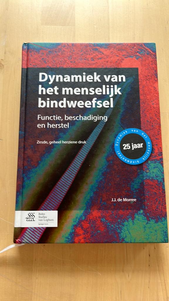 J.J. de Morree - Dynamiek van het menselijk bindweefsel, Ophalen of Verzenden, Zo goed als nieuw, J.J. de Morree, Nederlands