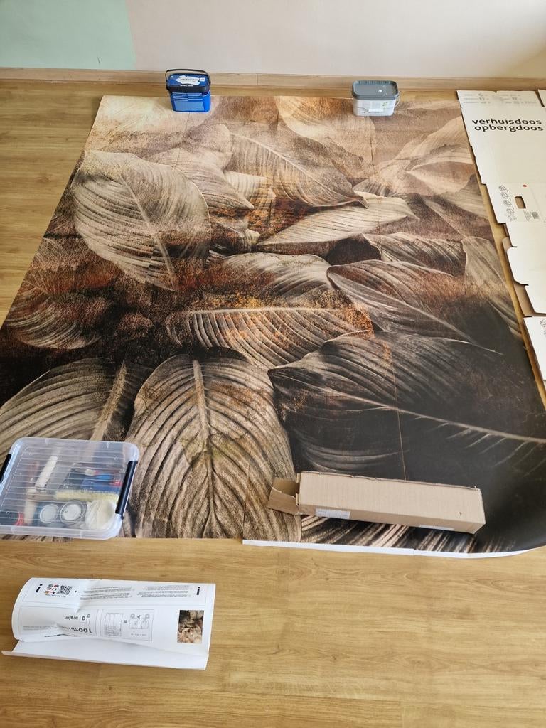 Fotobehang, Ophalen, Minder dan 10 m²