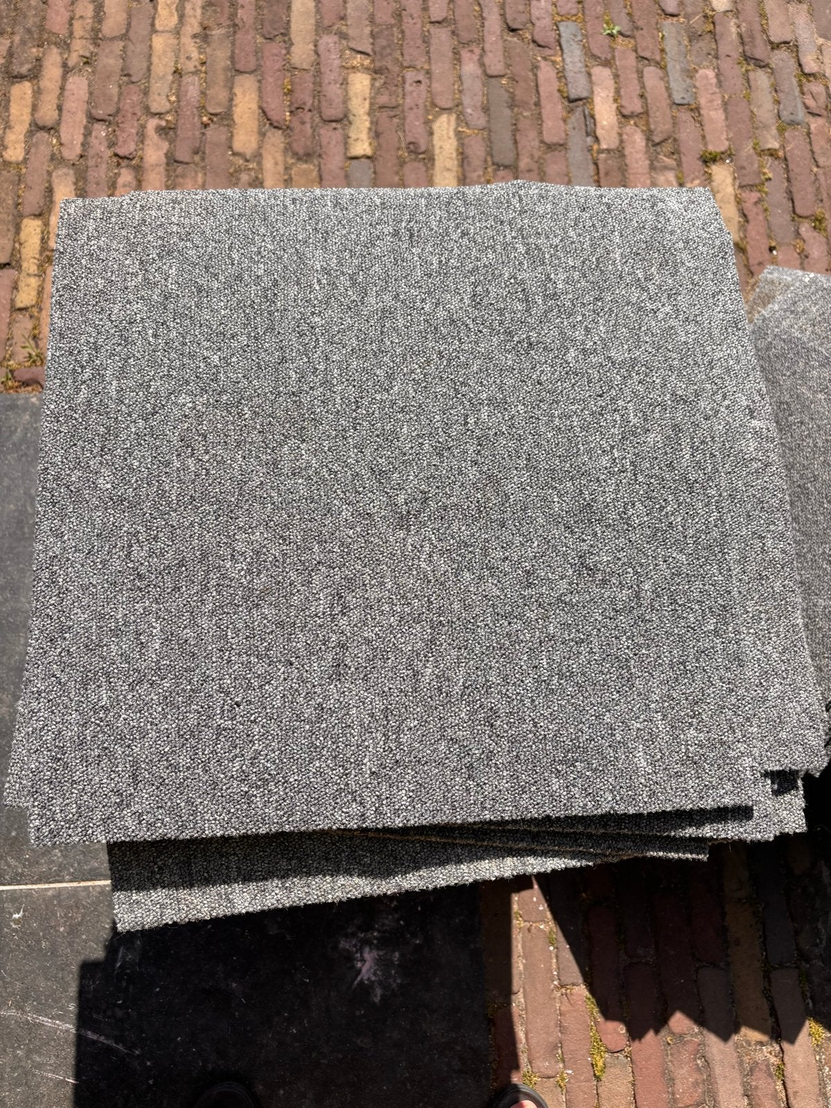 55 m2 Tapijttegels 50x50 cm - Goede Kwaliteit, Ophalen, Gebruikt, Vierkant, 50 tot 100 cm