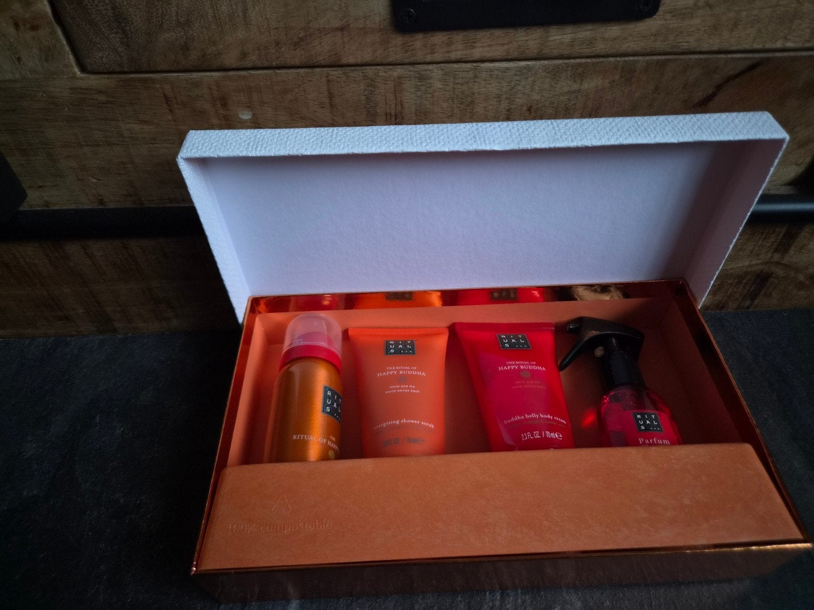 happy buddha rituals giftset, Ophalen of Verzenden, Nieuw, Bad & Douche