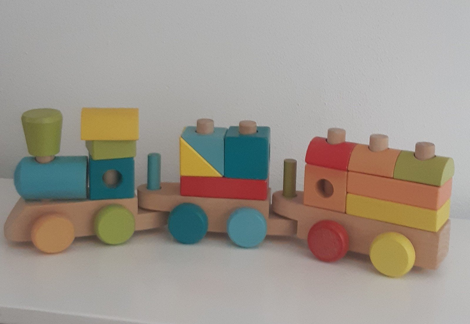 houten speelgoedtrein Hema, Kinderen en Baby's, Ophalen, Zo goed als nieuw