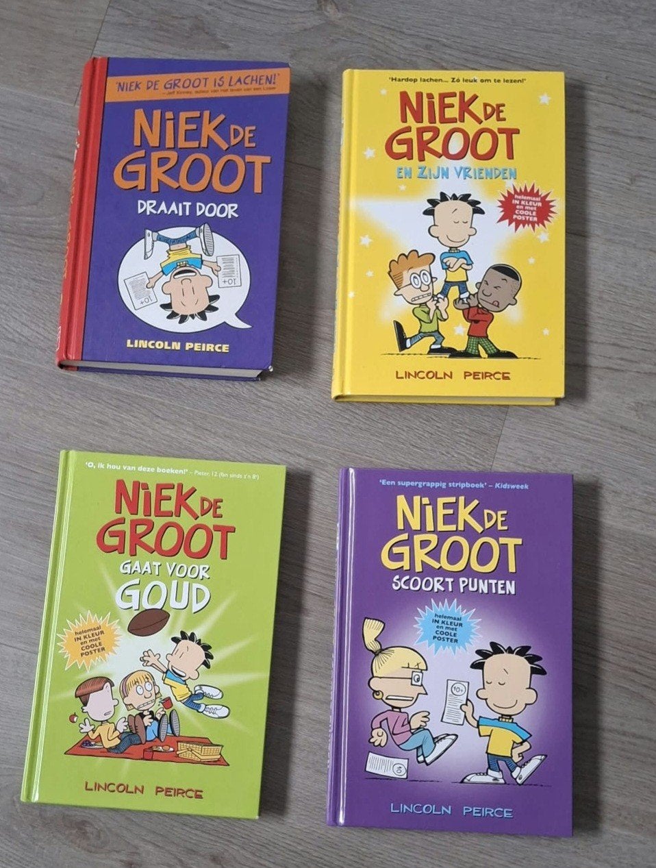 Boeken Niek de Groot, Ophalen, Zo goed als nieuw, Lincoln Peirce, Fictie