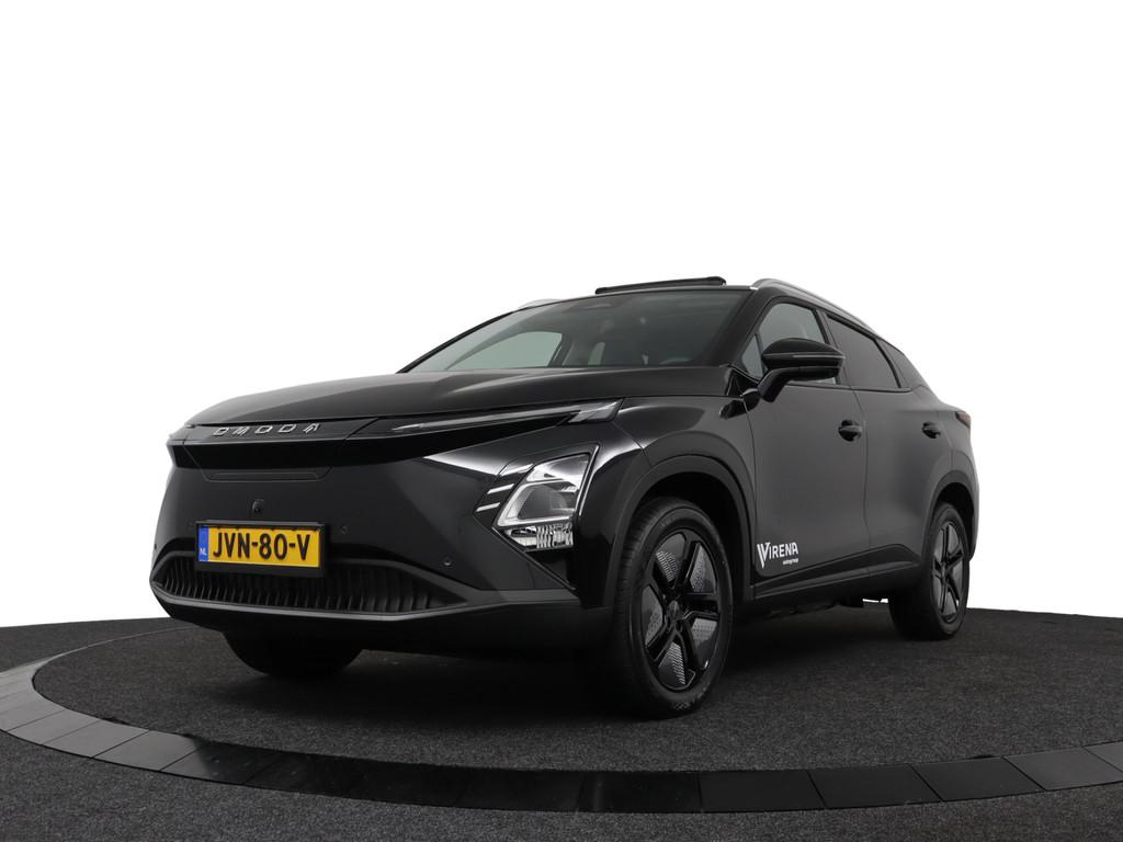 Omoda 5 EV Premium 61 kWh *Demo* Schuif- /kanteldak - Stoel, Auto's, Overige Auto's, 12 maanden, 33 min, Zwart, Elektrisch