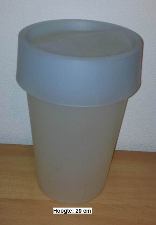 Kleine prullenbak, Minder dan 10 liter, Ophalen, Zo goed als nieuw, Kunststof