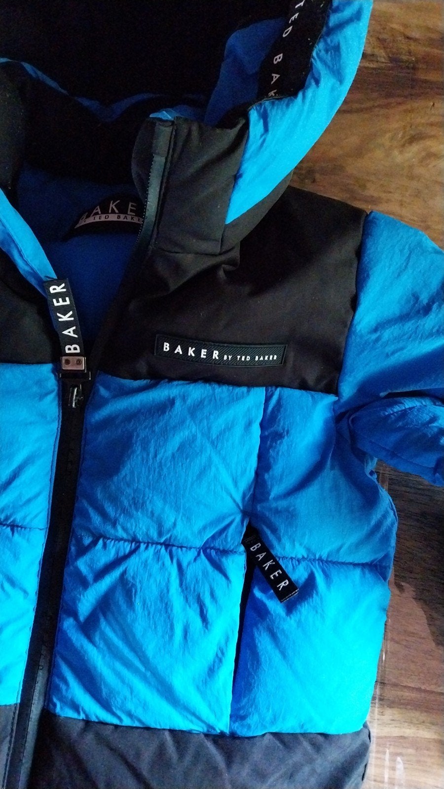 winterjas blauw/zwart 2 t/m 3 jr (Ted Baker), Zo goed als nieuw, Jongen, Jas, Ted Baker