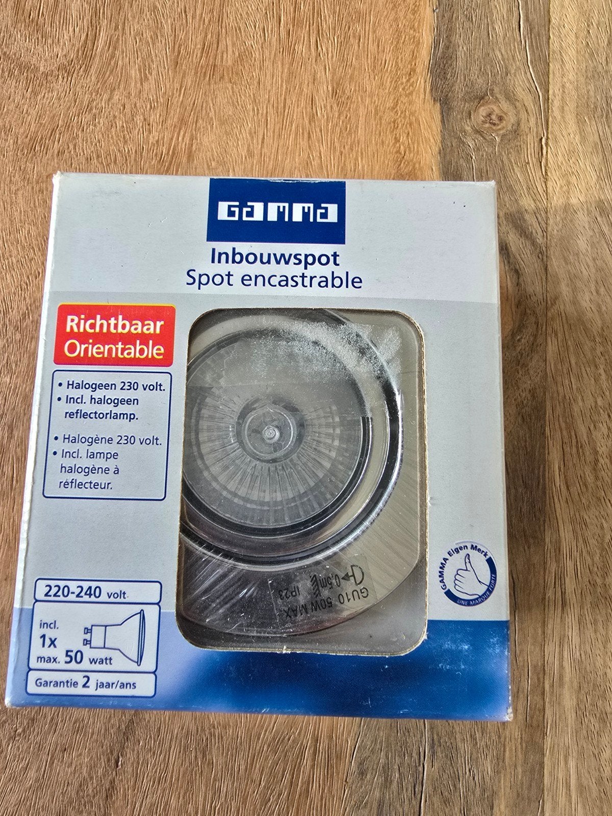 Gamma Inbouwspot Richtbaar - Halogeen 230V GU10, Halogeen, Dimbaar, GU10, Overige merken