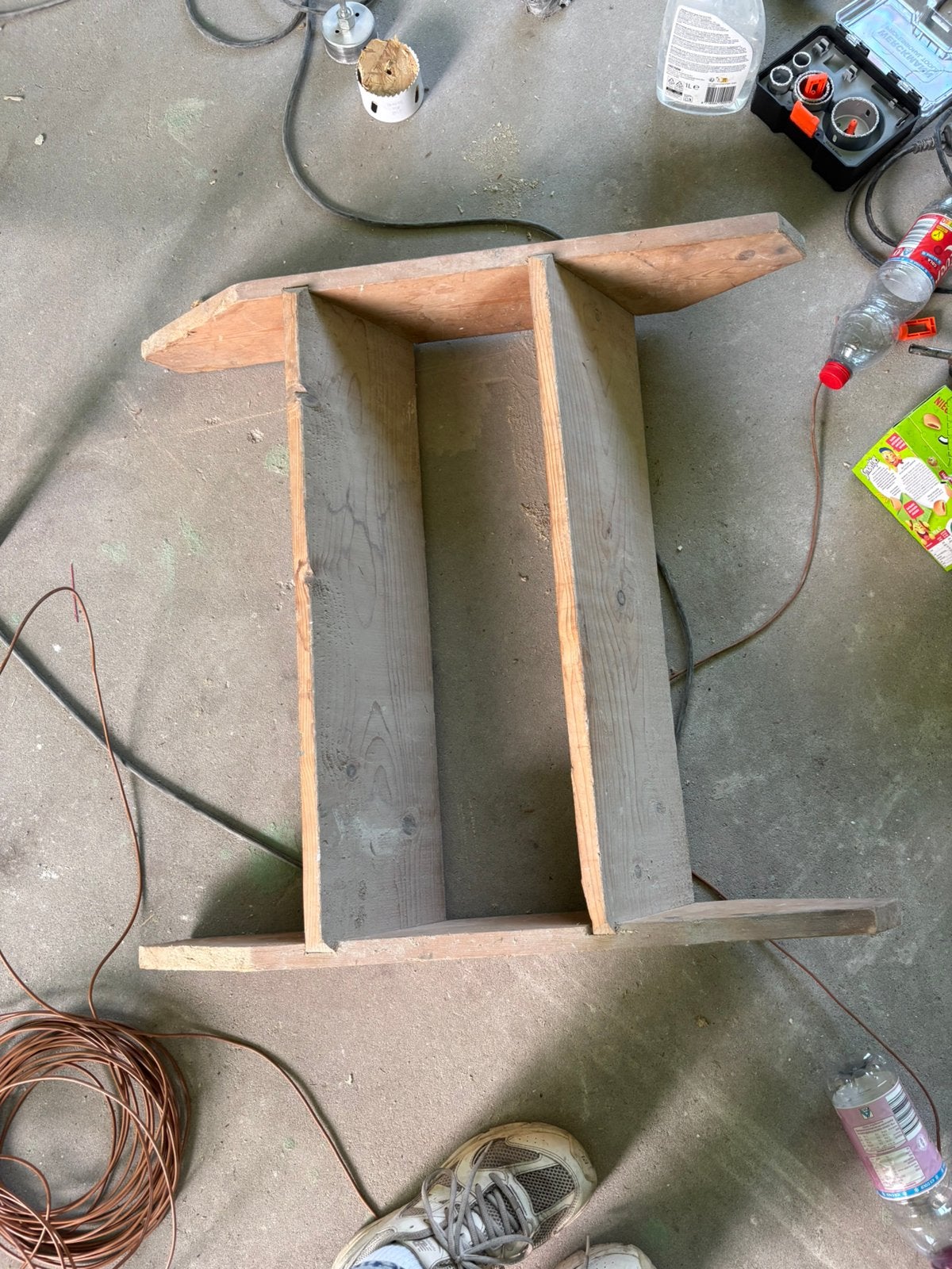 Trappetje van hout, Doe-het-zelf en Verbouw, Ladders en Trappen, Ophalen, Zo goed als nieuw, Minder dan 2 meter