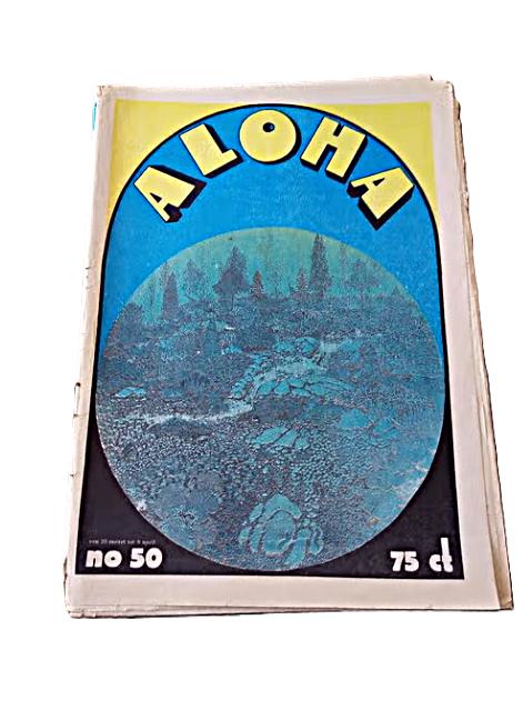 aloha nr.50 uit 1971willem holtrop strip, Ophalen of Verzenden, Gelezen, Muziek, Film of Tv