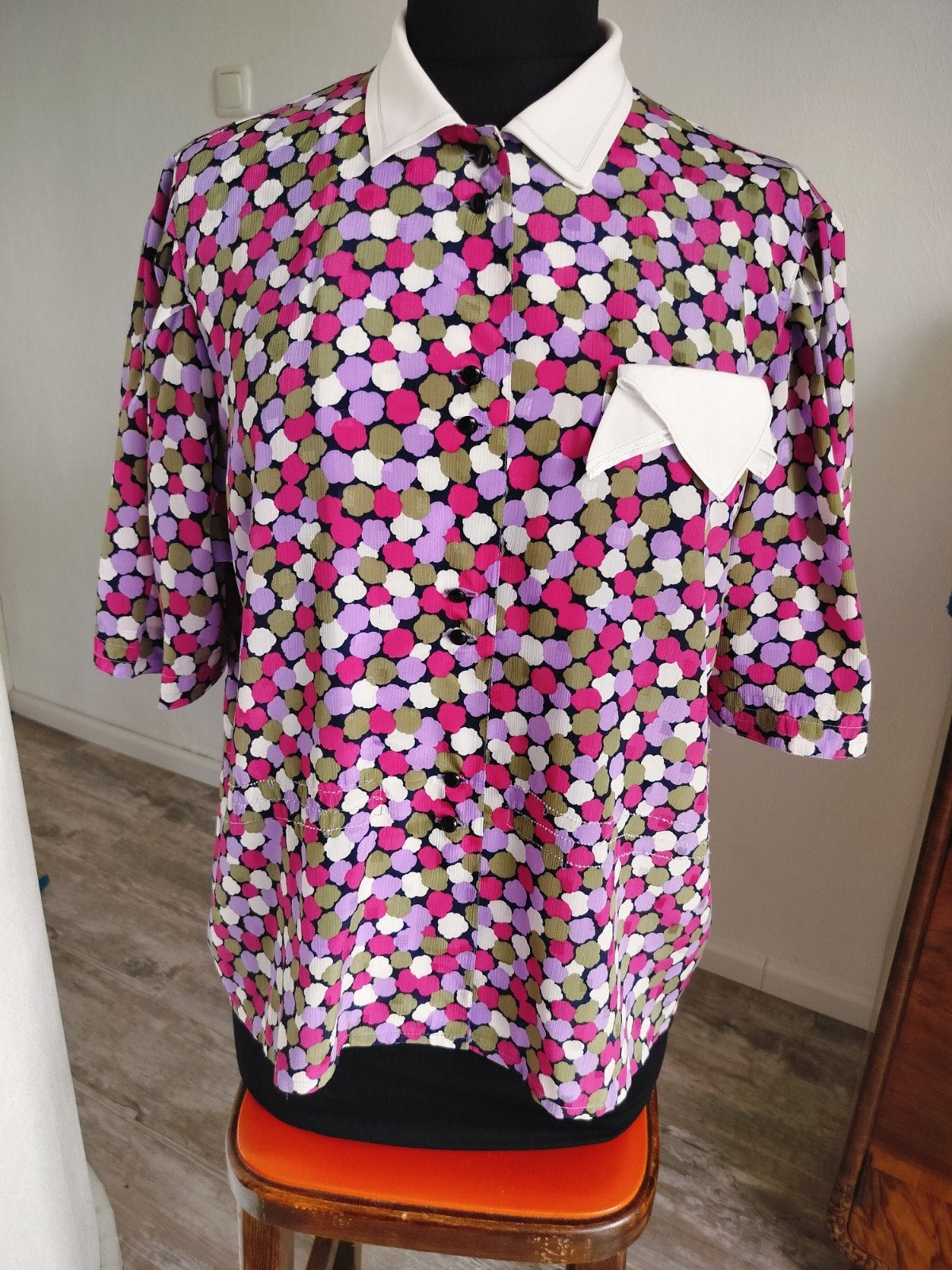 Vintage blouse, Ophalen of Verzenden, Wit